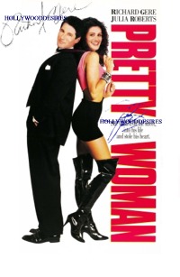 PRETTY WOMAN CAST SIGNED AUTOGRAPHED 8x10 PHOTO JULIA ROBERTS AND RICHARD GERE POSTER