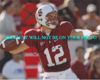 ANDREW LUCK AUTOGRAPHED PHOTO, ANDREW LUCK SIGNED 8x10 PHOTO STANFORD, ANDREW LUCK AUTO QB