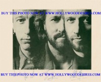 THE BEE GEES SIGNED, BEE GEES AUTOGRAPHED, BEE GEES PHOTOGRAPH, ROBIN MAURICE BARRY GIBB PICTURE