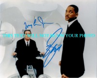 MEN IN BLACK AUTOGRAPHED PHOTO, MEN IN BLACK SIGNED 8x10 PICTURE, WILL SMITH AND TOMMY LEE JONES
