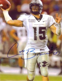 COLT BRENNAN SIGNED AUTOGRAPHED 8X10 PHOTO