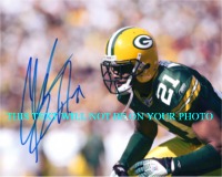 CHARLES WOODSON AUTOGRAPHED, CHARLES WOODSON SIGNED 8x10 PHOTO, CHARLES WOODSON GREEN BAY PACKERS