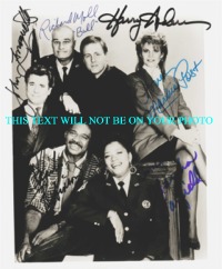 NIGHT COURT AUTOGRAPHED, NIGHT COURT SIGNED 8x10 PHOTO, NIGHT COURT AUTOGRAPHS, NIGHT COURT TV SHOW