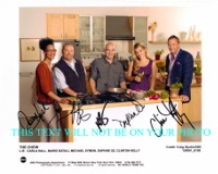 THE CHEW AUTOGRAPHED PHOTO, THE CHEW TV SHOW, THE CHEW CAST SIGNED 8x10 PHOTO THE CHEW COOKING SHOW