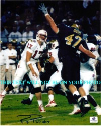 PHILIP RIVERS AUTOGRAPHED, PHILIP RIVERS SIGNED 8x10 PHOTO, PHILIP RIVERS NC STATE AUTOGRAPH PICTURE