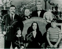 THE ADDAMS FAMILY CAST SIGNED AUTOGRAPH PHOTO PROMO