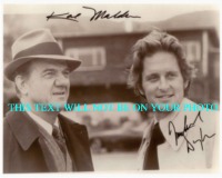 THE STREETS OF SAN FRANCISCO CAST KARL MALDEN AND MICHAEL DOUGLAS SIGNED PHOTO