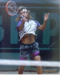 ANDRE AGASSI SIGNED AUTOGRAPH PHOTO