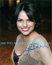 LANA PARILLA ONCE UPON A TIME AUTOGRAPHED PHOTO, LANA PARILLA SIGNED PHOTO, LANA PARILLA  AUTO