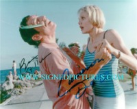 SOMETHING ABOUT MARY CAST BEN STILLER AND CAMERON DIAZ AUTOGRAPHED PHOTO