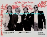 THE BYRDS AUTOGRAPHED PHOTO, THE BYRDS SIGNED PICTURE, THE BYRDS AUTOS