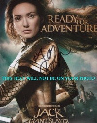 ELEANOR TOMLINSON JACK THE GIANT SLAYER AUTOGRAPHED PHOTO, ELEANOR TOMLINSON SIGNED PICTURE