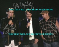 JEFF FOXWORTHY BILL ENGVALL AND LARRY THE CABLE GUY AUTOGRAPHED PHOTO 8x10