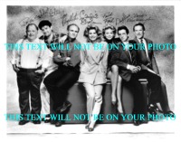 MURPHY BROWN AUTOGRAPHED PHOTO, MURPHY BROWN CAST SIGNED 8x10 PICTURE, CANDICE BERGEN
