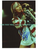 AXL ROSE GUNS N ROSES AUTOGRAPHED PHOTO, W AXL ROSE GUNS AND ROSES SIGNED 8x10 PHOTO
