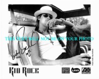 KID ROCK AUTOGRAPHED PHOTO, KID ROCK SIGNED PICTURE