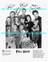 FULL HOUSE CAST AUTOGRAPHED PHOTO, FULL HOUSE CAST SIGNED PICTURE