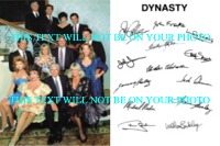 DYNASTY CAST AUTOGRAPHED PHOTO, DYNASTY CAST SIGNED PICTURE