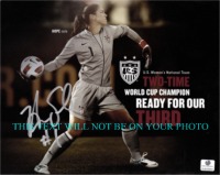 HOPE SOLO TEAM AUTOGRAPHED PHOTO, HOPE SOLO TEAM SIGNED 8X10 PICTURE USA SOCCER