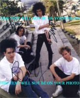 THE CURE AUTOGRAPHED PHOTO, THE CURE SIGNED 8X10 PICTURE ROBERT SMITH