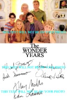 THE WONDER YEARS CAST AUTOGRAPHED PHOTO, THE WONDER YEARS CAST SIGNED 6x9 PICTURE FRED SAVAGE