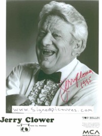 JERRY CLOWER SIGNED 8x10 PHOTO