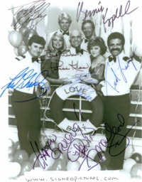 THE LOVE BOAT CAST SIGNED 8x10 PHOTO