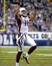 LARRY FITZGERALD SIGNED 8x10 PHOTO