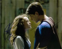 BRANDON ROUTH AND KATE BOSWORTH SIGNED 8x10 PHOTO