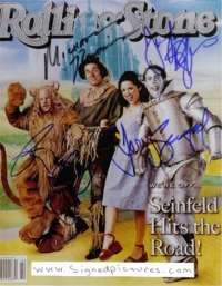 SEINFELD CAST SIGNED 8x10 PHOTO