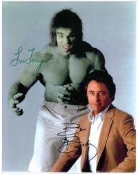 THE INCREDIBLE HULK SHOW CAST SIGNED 8x10 PHOTO
