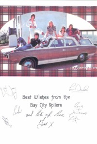 THE BAY CITY ROLLERS SIGNED 6x9 PHOTO