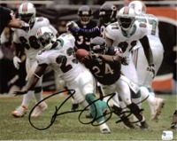 RONNIE BROWN SIGNED AUTOGRAPHED 8x10 PHOTO DOLPHINS