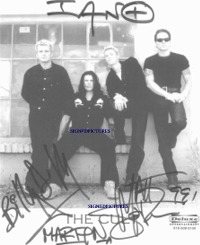 THE CULT GROUP SIGNED 8x10 PHOTO