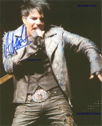 ADAM LAMBERT SIGNED AUTOGRAPHED 8x10 PHOTO