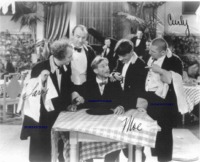 THE THREE STOOGES SIGNED AUTOGRAPHED 3