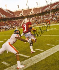 TOBY GERHART SIGNED AUTOGRAPHED 8x10 PHOTO STANFORD