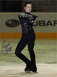 JOHNNY WEIR SIGNED AUTOGRAPHED 8x10 PHOTOGRAPH OLYMPICS