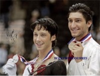 EVAN LYSACEK AND JOHNNY WEIR SIGNED AUTOGRAPHED 8x10 PHOTO