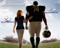 THE BLIND SIDE CAST SIGNED AUTOGRAPHED 8x10 PHOTO SANDRA BULLOCK MICHAEL OHER
