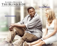 THE BLIND SIDE CAST SIGNED AUTOGRAPHED 8x10 PHOTO SANDRA BULLOCK AND MICHAEL OHER