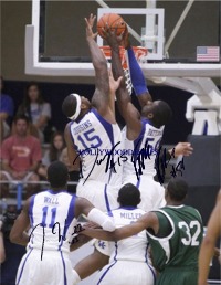 DEMARCUS COUSINS JOHN WALL AND PATRICK PATTERSON SIGNED AUTOGRAPHED 8x10 PHOTO