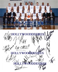 KENTUCKY WILDCATS 2009 -10 BASKETBALL TEAM SIGNED AUTOGRAPHED 8x10 PHOTO