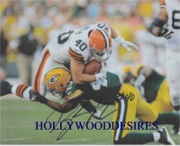 PEYTON HILLIS SIGNED AUTOGRAPHED 8x10 PHOTO CLEVELAND BROWNS RUNNING BACK