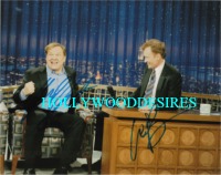 CONAN OBRIEN AND ANDY RICHTER SIGNED AUTOGRAPHED 8x10 PHOTO LATE NIGHT TONIGHT SHOW O