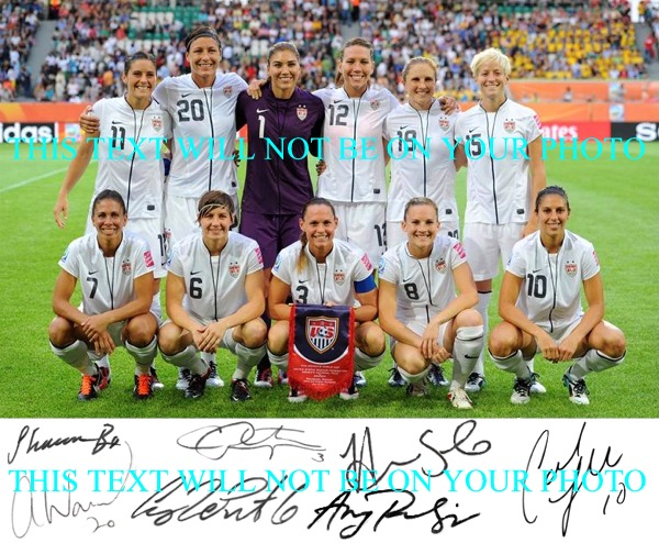 SHANNON BOXX AMY RODRIGUEZ AMY LEPEILBET HOPE SOLO CHRISTIE RAMPONE CARLI LLOYD ABBY WAMBACH SIGNED