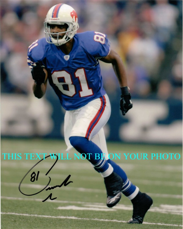 PEERLESS PRICE SIGNED AUTOGRAPHED 8x10 PHOTO BUFFALO BILLS WR