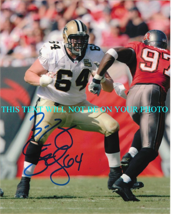 ZACH STRIEF SIGNED AUTOGRAPHED 8x10 PHOTO NEW ORLEANS SAINTS