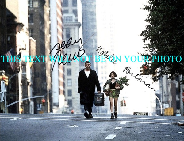 THE PROFESSIONAL AUTOGRAPHED 8x10 PHOTO NATALIE PORTMAN AND JEAN RENO  LEON THE PROFESSIONAL