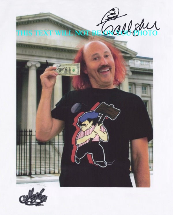GALLAGHER AUTOGRAPHED PHOTO  GALLAGHER AUTOGRAPH  GALLAGHER THE COMEDIAN SIGNED PHOTO